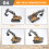 2.4G Wireless RC Excavator Remote Control 6