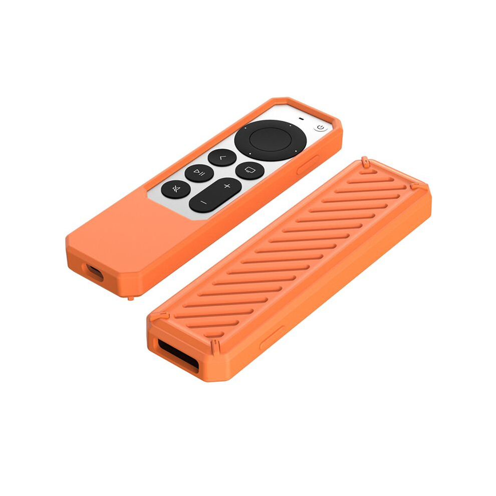 Silicone Remote Protective Case For -Tv 4K Remote 2021, Orange 4854173764414