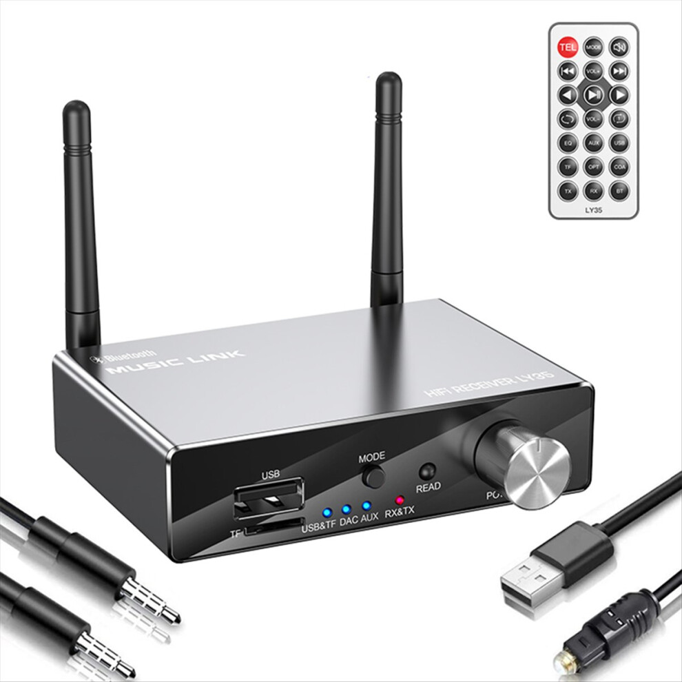 Bluetooth 5.3 Receiver Transmitter Stereo Low Latency Aux 3.5Mm Jack 4854173762458