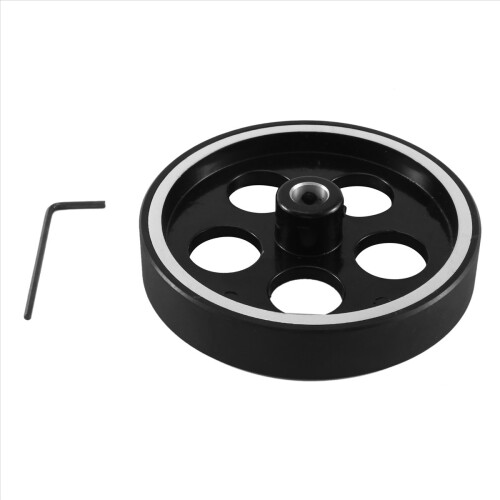 300mmX10mmX18mm Aluminum Rubber Measuring Encoder Meter Wheel 1