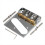 TL Guitar Pickup Ring for Bridge Style Metal Frame Silver 1