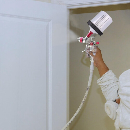 Paint Sprayer Mixing Cup Liner & Cap System for HVLP , 20Oz 1