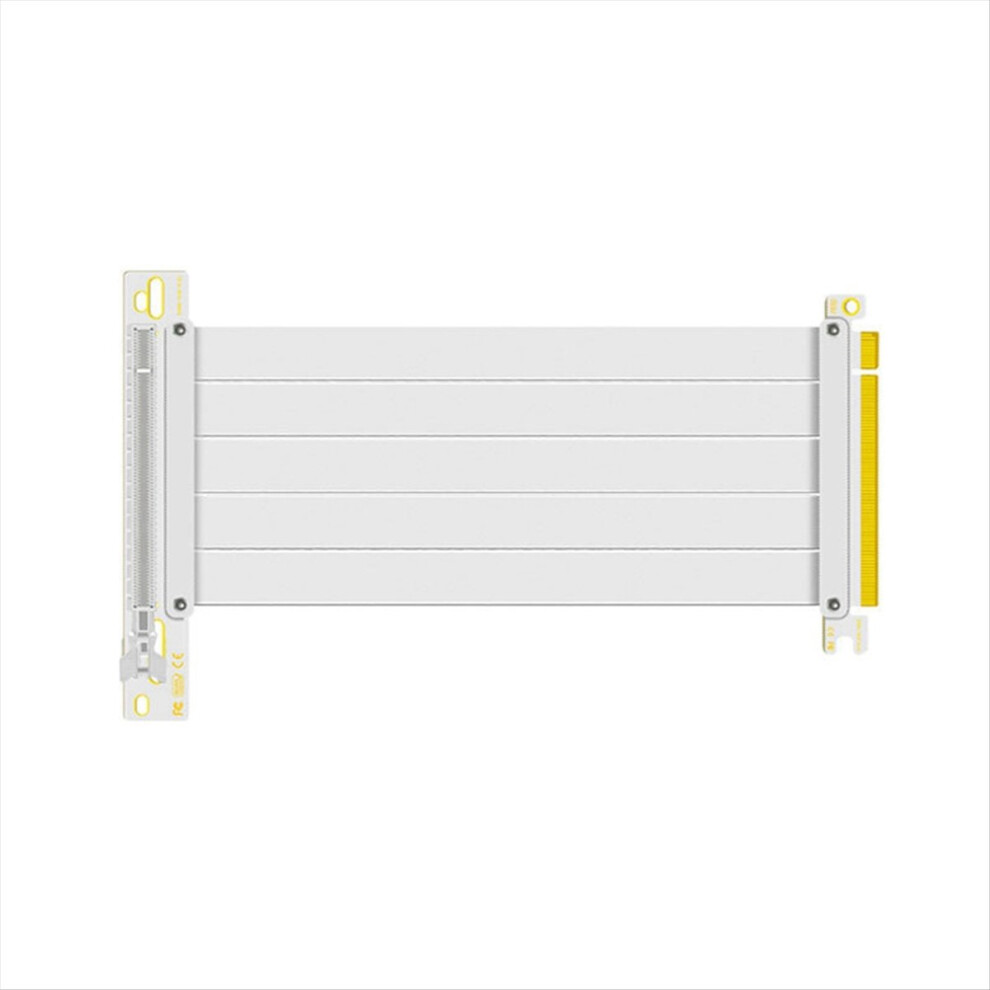 Pci-E 4.0 X16 Riser Cable 90 Mounting Gpu Extension Cord White 4854173794800