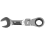 Short Handle Ratchet Wrench with Movable Head,Hardware Tool, 15mm 3