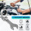 Short Handle Ratchet Wrench with Movable Head,Hardware Tool, 16mm 4