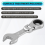 Short Handle Ratchet Wrench with Movable Head,Hardware Tool, 17mm 7