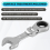 Short Handle Ratchet Wrench with Movable Head,Hardware Tool, 16mm 7