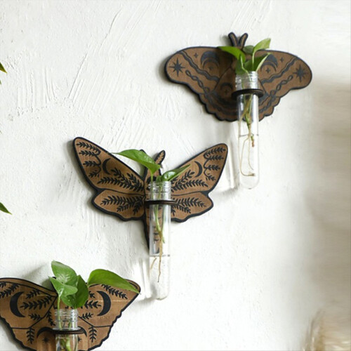 Butterfly Wall Mounted Breeding Station, Hanging Plant Holders, B 1