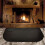 Semicircular Fireplace Fireproof Mat Fireplace Flame Retardant Mat 5