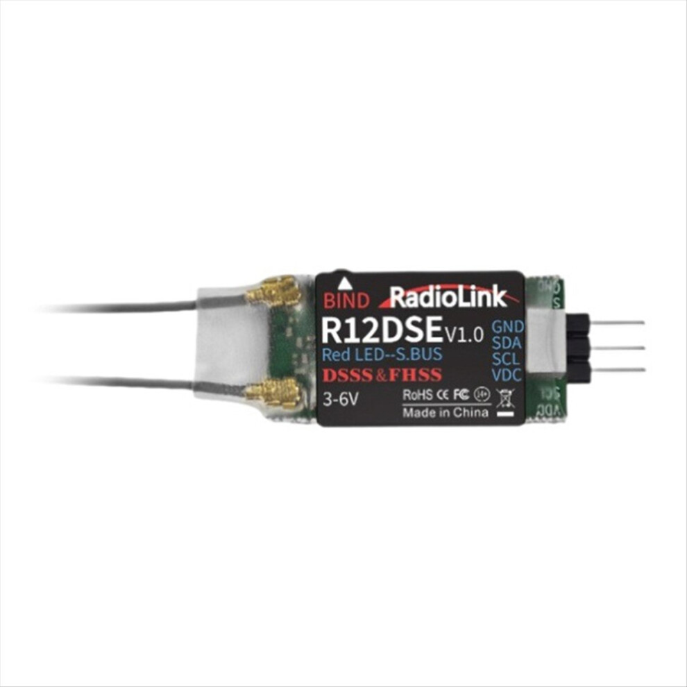 Radiolink R12dse 2.4G Receiver 12Ch Sbus Signal Rx Dual Antenna 4854173798884