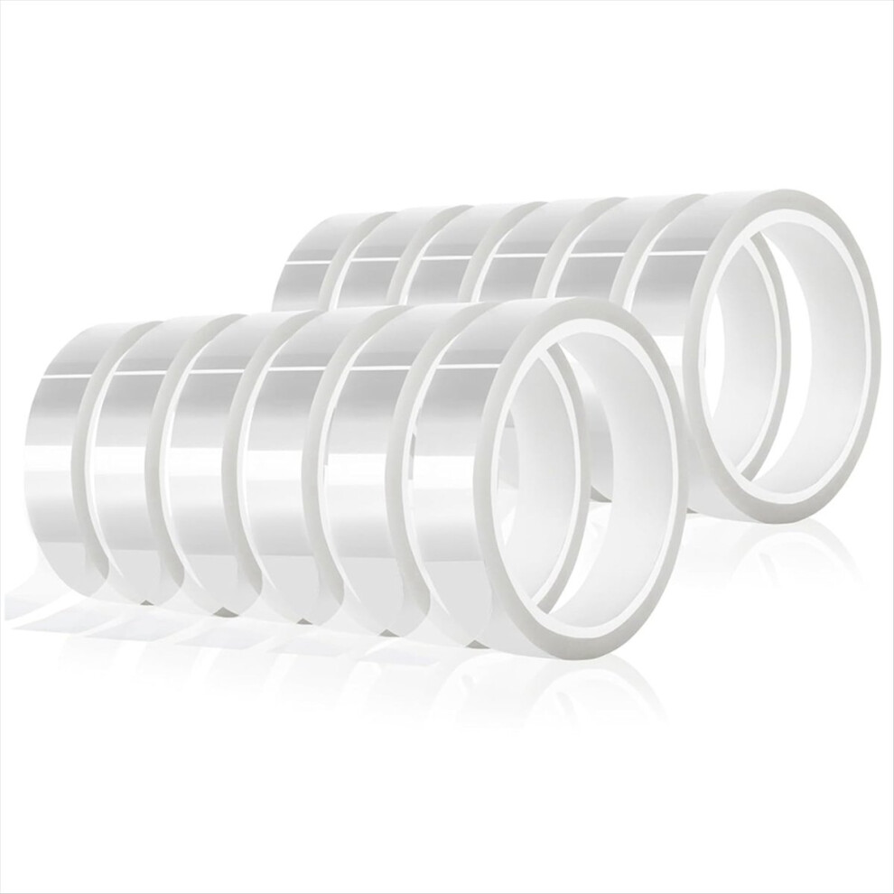 12Rolls 20Mmx33m(108Ft) Clear Heat Tape,High Temperature Heat Tape, 4854173799157
