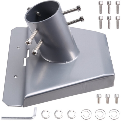Roof Mount Plate Pole Base Satellite Antennae Base Wall Mounted 2