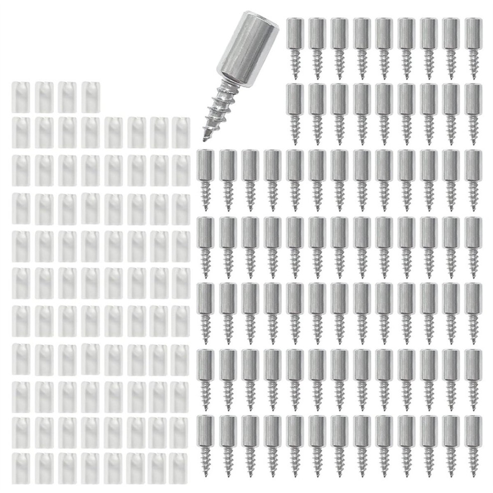 84 Pcs Self-Tapping Screws Cabinet Laminate Support Shelf Pins 4854173701501
