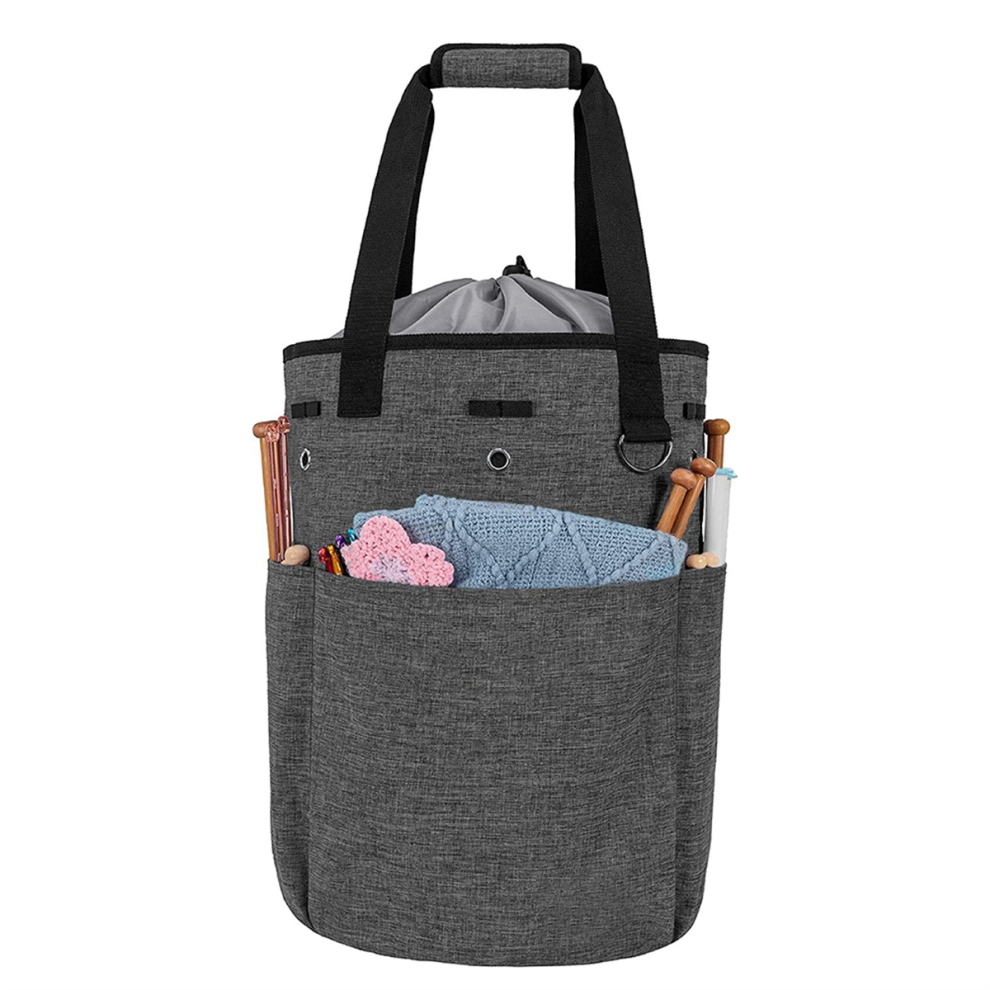 Knitting Tote Bag Yarn Storage Bag For Knitting Needles Crochet 4854173702652