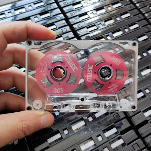 50 Minute Retro Blank Tape Disk Double-Sided Metal Small Open Disk 2