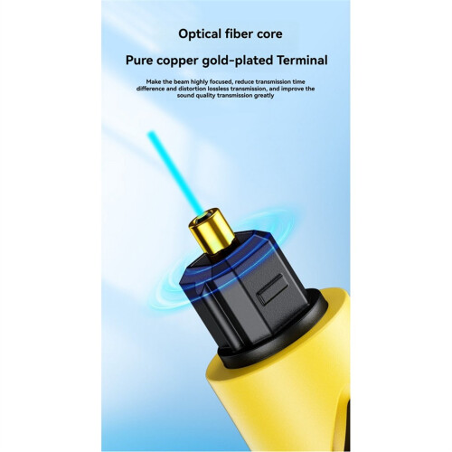 USB Digital Fiber Optical Audio Cable Square Port Converter 2