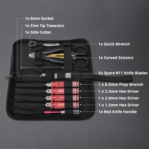 RC FPV Tool Kit Ratchet Socket Prop Car Repair Frame Model Tool Set 2