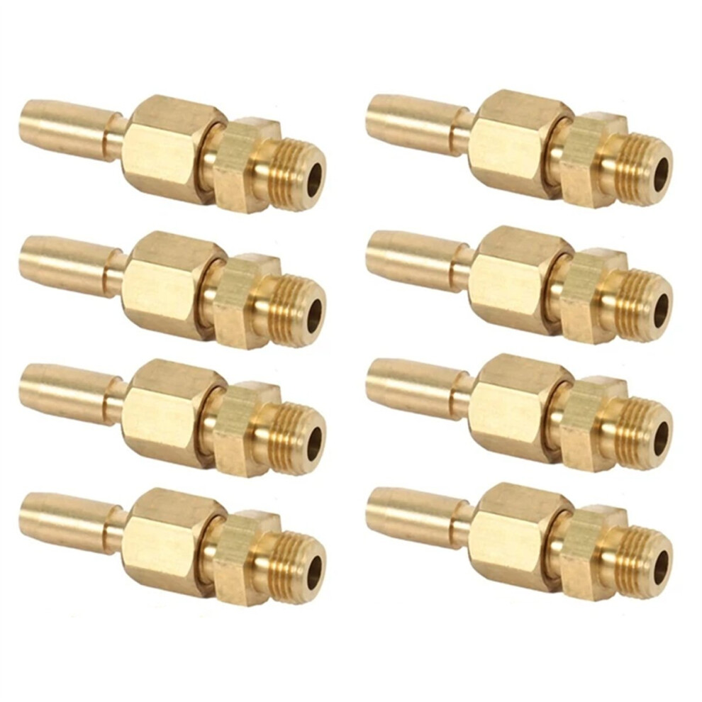 8Pcs 1/8Inch Brass Gushing Sprays Water Fountain Nozzles Universal 4854173708975