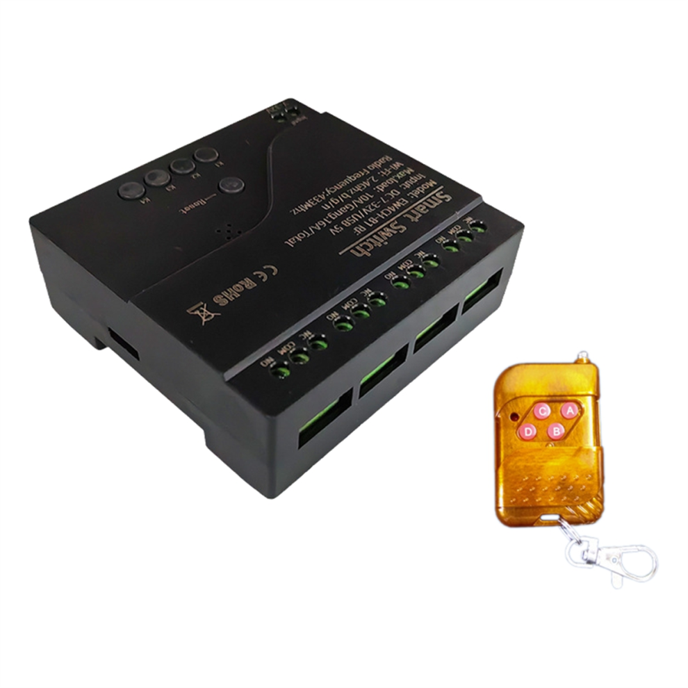 Ewelink 4Ch Wifi Smart Relay Switch Module App Rf Control 4712767618010