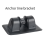 PVC Inflatable Boat Anchor Rope Buckle Holder Row Roller Support 3