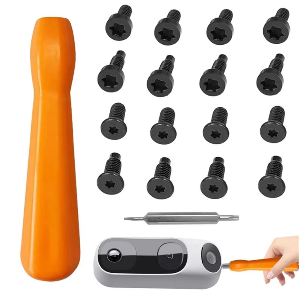 Doorbell Screws Disassembly Screwdriver Ring Replacement 4712767694212
