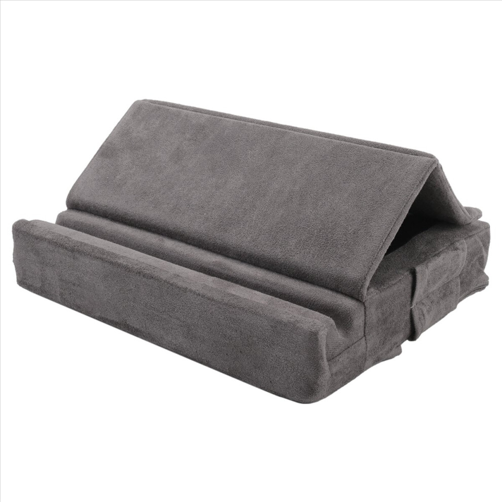 Tablet Pillow Stand With Storage Foldable Holder Gray 4712767620952