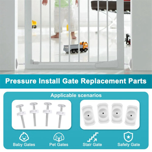 4PCS Gate Threaded Spindle Rod Pressure Gate Replacement Parts 1