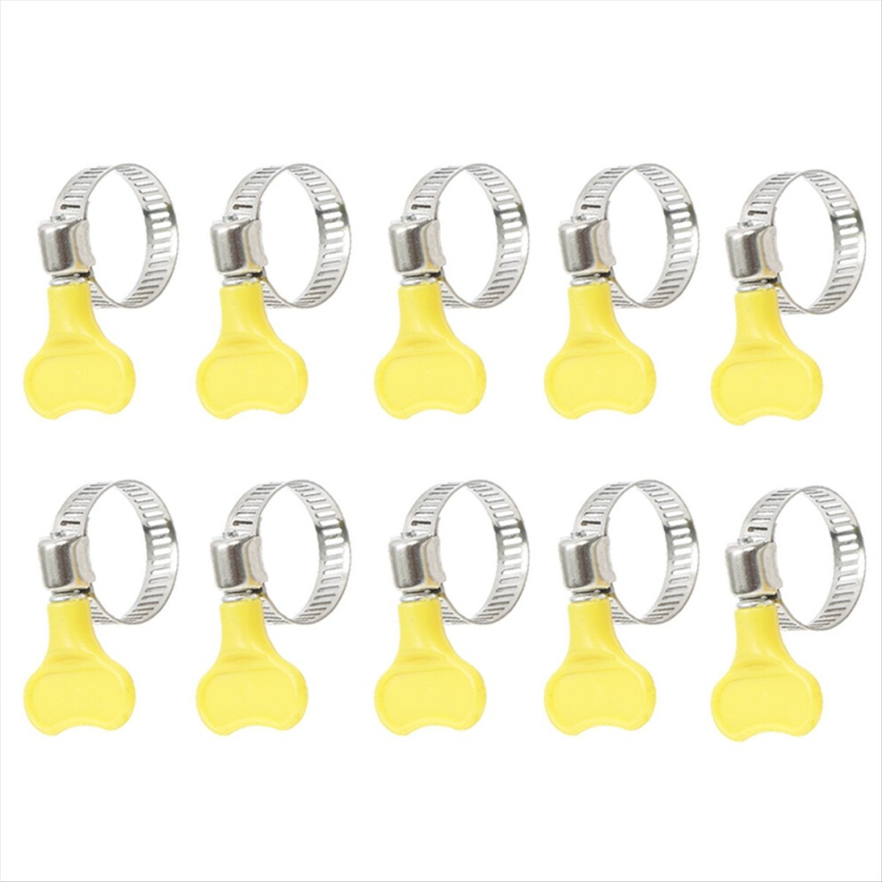 10Pcs Adjustable Butterfly Hose Clamps 32-44Mm Stainless Steel 4854173717717