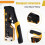 RJ45 Cat7 Crimp Tool Ethernet Crimping Tool Wire Cutter Crimper 5