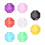 8PCS Multicolor Patch Effect Peg Cap Switch Guitar Effector Tools 3