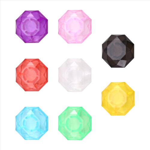 8PCS Multicolor Patch Effect Peg Cap Switch Guitar Effector Tools 2