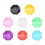 8PCS Multicolor Patch Effect Peg Cap Switch Guitar Effector Tools 2