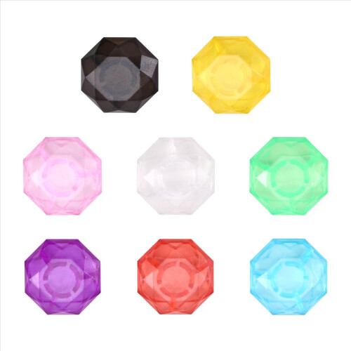 8PCS Multicolor Patch Effect Peg Cap Switch Guitar Effector Tools 1