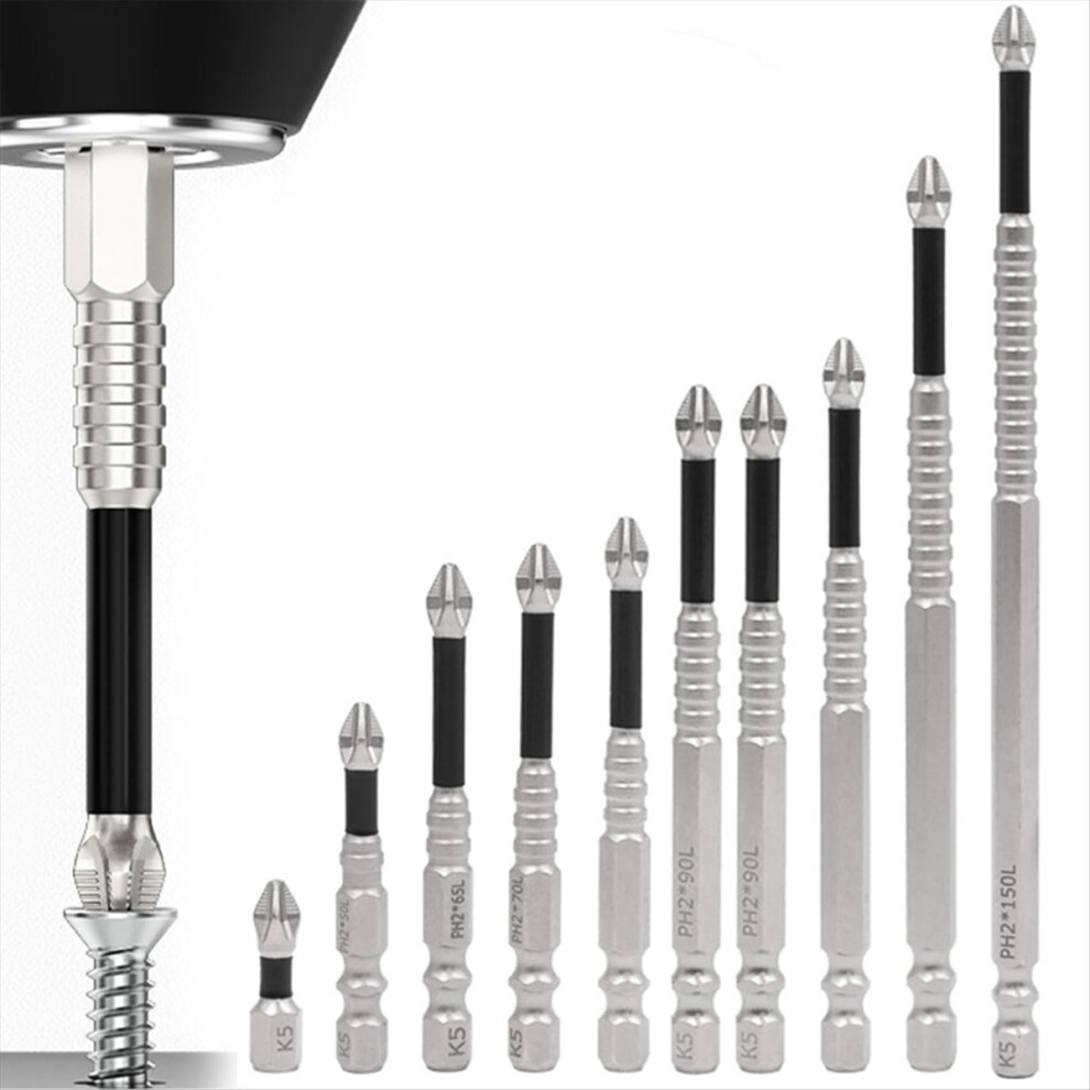 High Magnetic Screwdriver Drill Bit Set, Electric Screwdriver Set 4711478448237