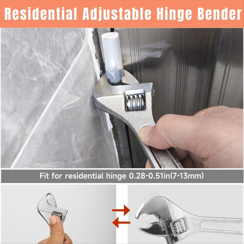 Residential Door Hinge Adjustment Tool, Adjustable Hinge Bender 2