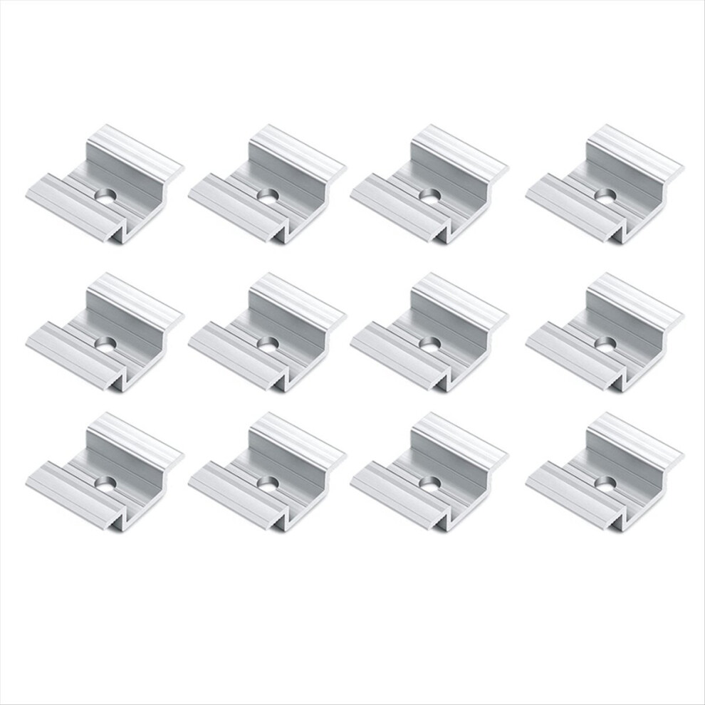 12 X Aluminium Alloy Centre Clamp Pv Solar Panels 4854173727662