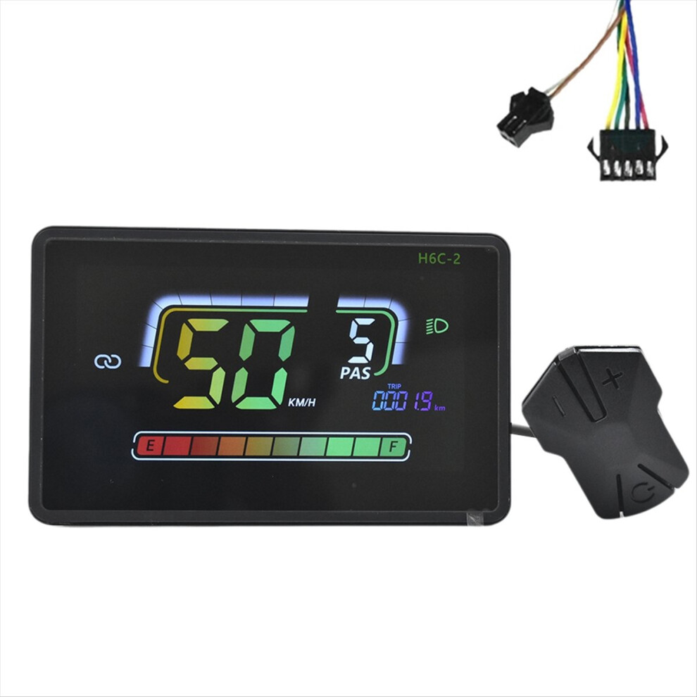 H6c-2 E-Bike Bluetooth Speedometer Lcd Display Meter Sm5+2Pin 4854173728454