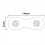 11AWG OFC Speaker Cable Audio Speaker Cable 0.5m 7