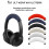 Ear Pads+Head Beam Kit for Headset Silicone Protective Case A 7