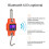C06B 300kg/50g Portable Electronic Hook Scale Charging 5