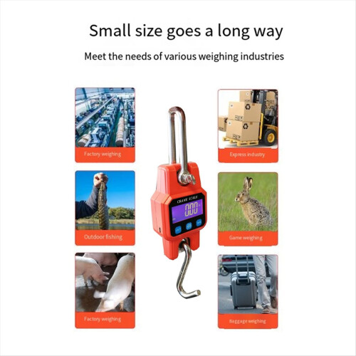 C06B 300kg/50g Portable Electronic Hook Scale Charging 1