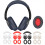 Ear Pads+Head Beam Set for SonoFlow HC905 HQ51 Headset E 4
