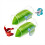 2 Pack Fish Acrylic Tube Tunnel,BettaFish Leaf Pad 1
