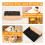 Mini Wooden Dustpan & Brush Set for Desktop Black 5