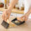 Mini Wooden Dustpan & Brush Set for Desktop Black 2