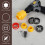 PVC Pipe Threader Kit,PVC Pipe Thread Maker Tool with 3 Dies 2