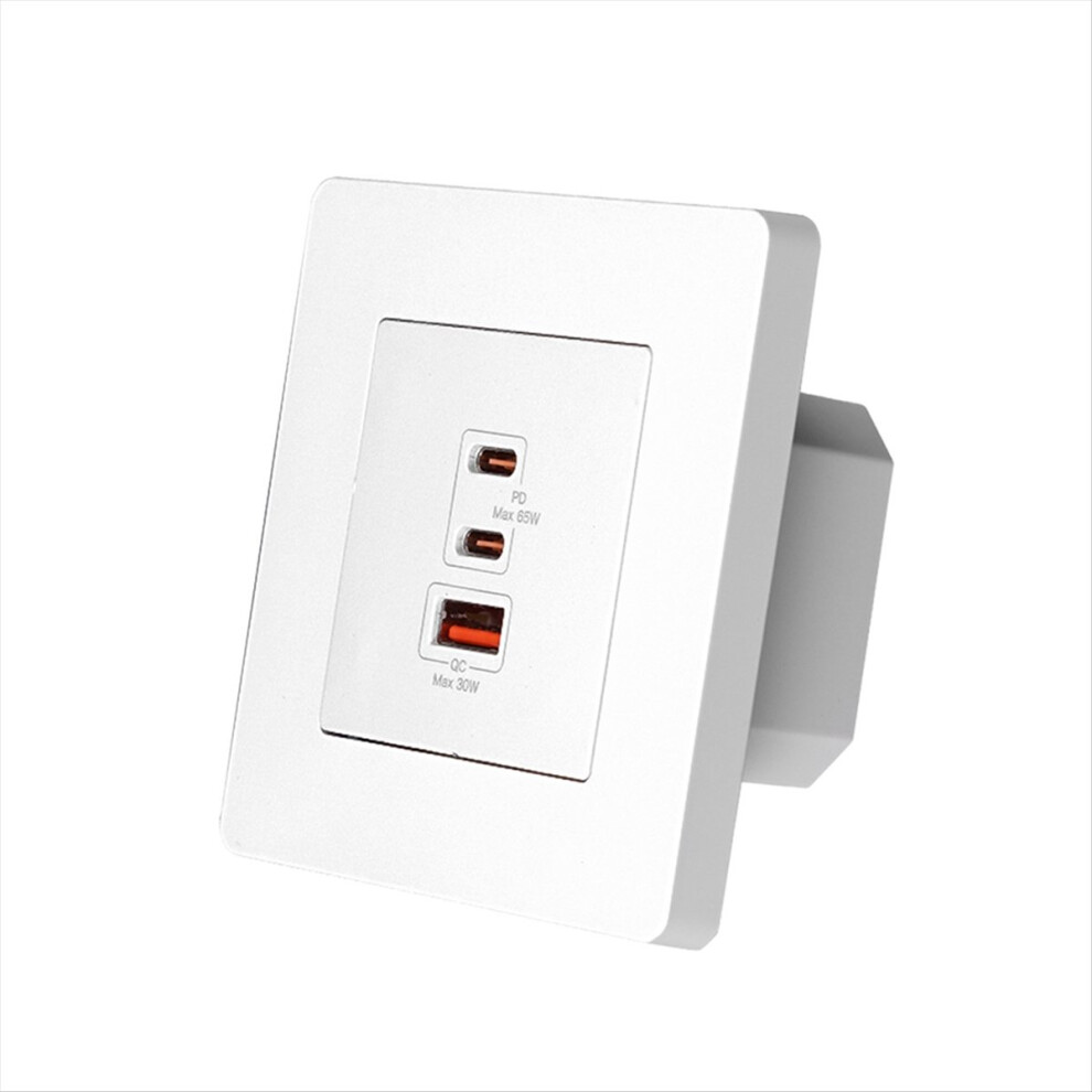 65W Fast Charging Pd3.0 Wall Electrical Outlet Charger Gan Socket A 4854173738767