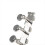 Guitar 12-String 6+6 String Tuner with Two Hole Leg 5