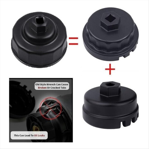 Oil Filter Wrench, Drain Tool & Advanced Engine Threaded Oil Funnel. 2