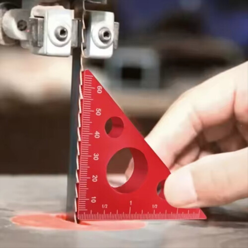 Right Angle Ruler Woodworking Ruler Triangle Ruler Scales Machinist 2